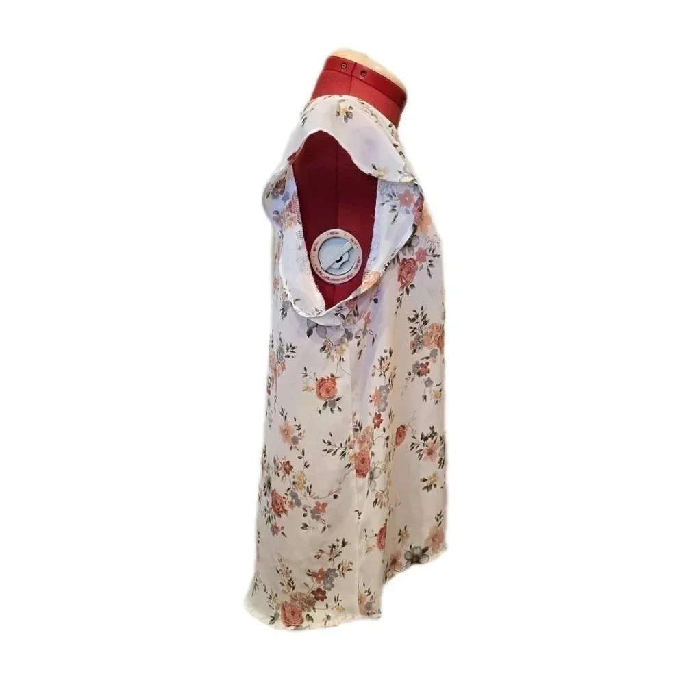 Sweet Rain, Size XL, Floral Sleeveless Blouse - Picture 5 of 10